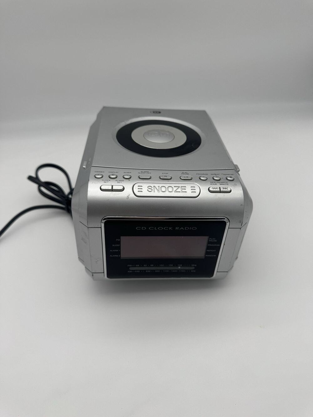 DURABRAND CD CLOCK RADIO MODEL CDR-1907 (SML11) Tested